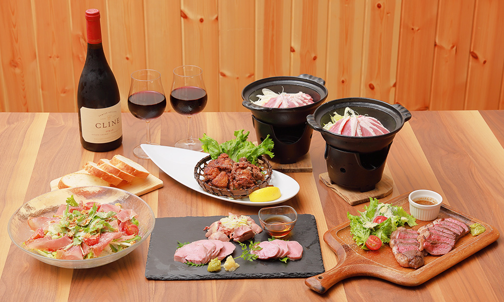 珍しい肉料理をご提供